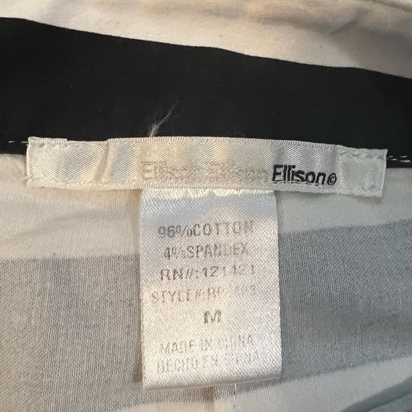 Ellison Womens Striped High-Waisted Shorts Size M. - Picture 5 of 5